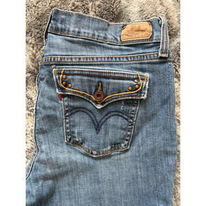 Levi's Bootcut Women's Jeans Blue Medium Wash Mid Rise Regular Fit Size 12M